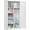 White, variant on Wide & Deep Metal Storage Cabinet with Hanging Rod,Black Broom Closet Storage Cabinet with Lock,72" Tall Wardrobe Cabinets with Doors and Shelves,Locking Steel Tool Cabinets for Home,Office,Garage