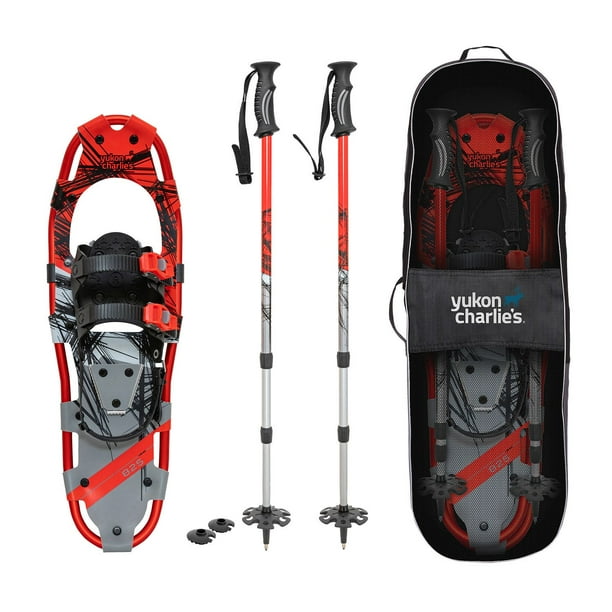 Yukon Charlie's スノーシュー　キット　825 収納袋付き Yukon Charlie's Snowshoe Kit, Assorted Sizes - Samsclub.com