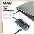 thumbnail image 1 of Station d'Accueil 10-en-1 USB Type-C Station de Charge Rapide Multifonction Station d'Accueil Gigabit, 1 of 10