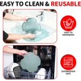 thumbnail image 5 of 2-PCS Silicone Trivet & Splatter Shield Set for Ninja Air Crispi Accessories.Heat Resistant Mat for Air Fryer Accessories.for Ninja Crispi Accessories,Specifically for FN101 Model (Green & Black), 5 of 5