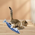thumbnail image 1 of Juguete de hierba gatera Fernando almohada rellena 7 pulgadas almohada de pescado para gatos, 1 of 8