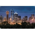 thumbnail image 4 of Texas - Dallas Skyline Wall Poster with Push Pins, 14.725" x 22.375", 4 of 6
