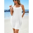 thumbnail image 4 of Sociala Womens Hollow Out One Piece Cover-ups Sleeveless Long Swim Dress, 4 of 6