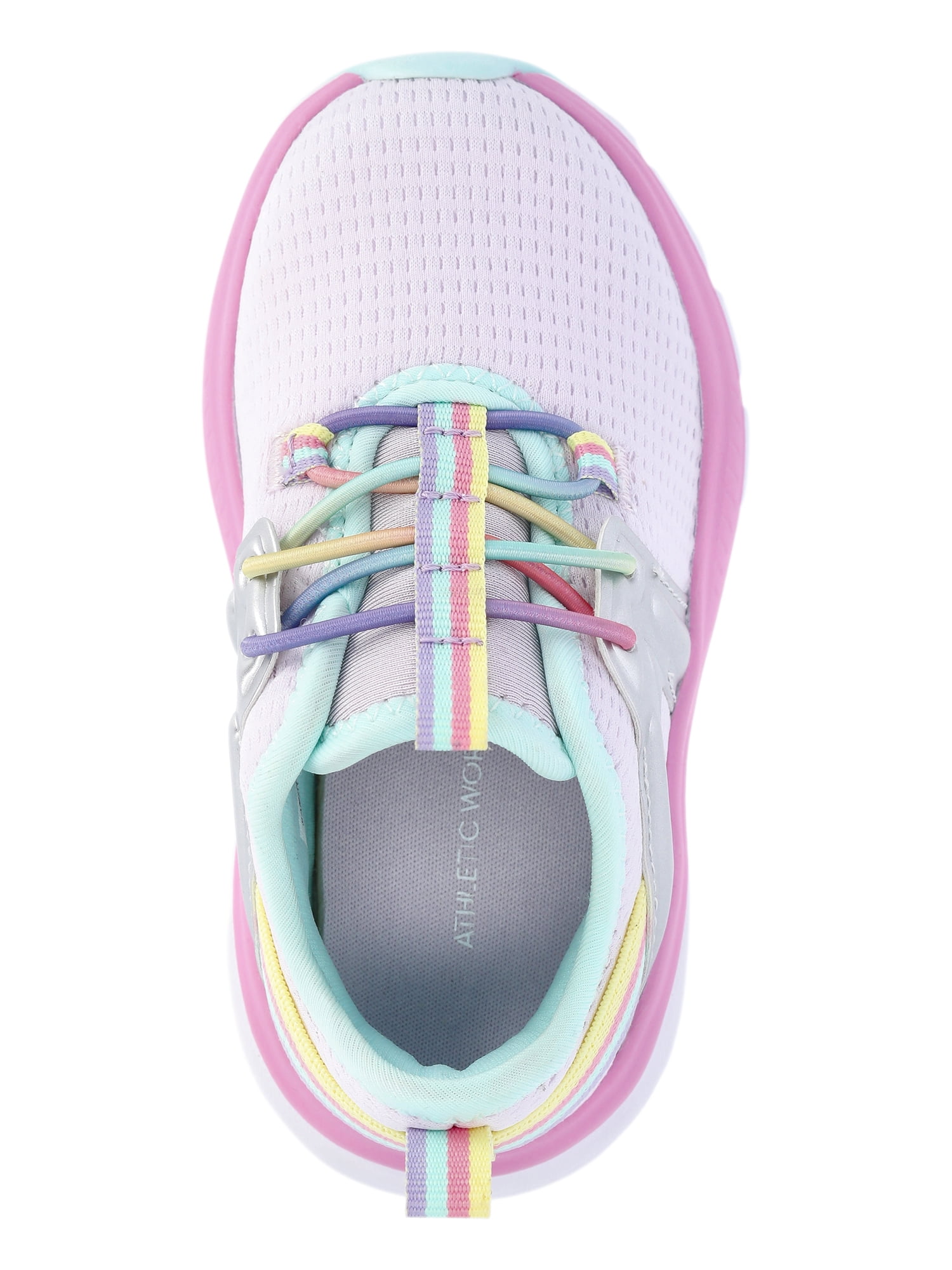 Athletic Works Girls Cage Knit Slip On Sneakers