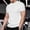 #White, variant on DPTALR Men's Slim Fit Crew Neck Short Sleeve T-Shirt,Muscle Athletic Solid Color Basic Tee,Coffee,Big Men's,Tall Men's S,Young Men's Shirts