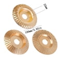 3 Pcs 100mm Angle Grinder Polishing Pad with 2 Threaded Connections ...