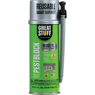 GREAT STUFF Spray Foam Sealant, Gray, 20 oz, Pest Block 