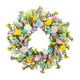 thumbnail image 3 of Huevos de Pascua artificiales Puerta delantera Garland Preciosa guarnición de resorte Corona de primavera para la sala de estar para la sala Estilo B, 3 of 8
