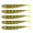 Color B, variant on 5 Count 9.5cm Sinking Soft Lures Flexible T Tail Double Color PVC Ideal for Walleye Water Fishing