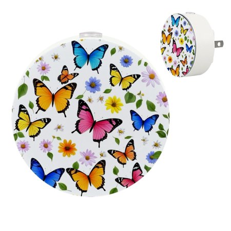 

YZUOUZY Lamp for Bedroom Bedside Lamp Small Lamps Set of 2 Butterfly Flowers
