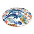 thumbnail image 2 of Bingfone Christmas Tree Skirt Mat Christmas Decoration Interior 36"-Marine Animals, 2 of 8