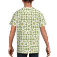 thumbnail image 5 of Wukai Daisies Flowers Youth Unisex Short Sleeve T-Shirt for Boys, Girls, Teens, and Kids-Medium, 5 of 7
