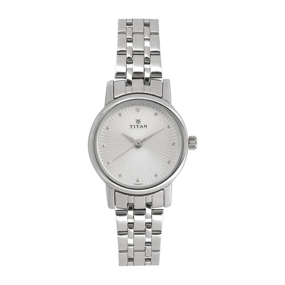 Titan Karishma Revive Analog Silver Dial Womens Watch-2593SM01