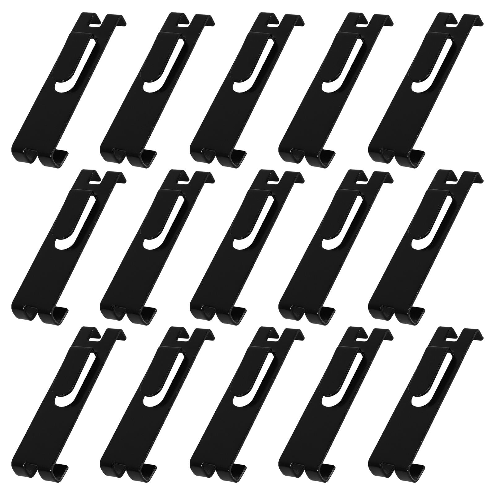 UPKOCH 15Pcs Display Hooks for Grid Wall Black for Hanging Pictures on Grid Panels