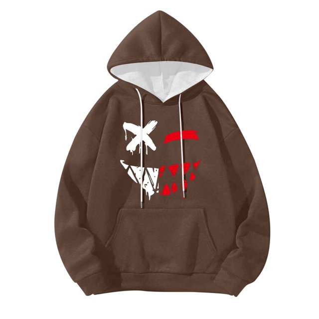 Sweat à Capuche Homme Imprimé 3D Automne/hiver