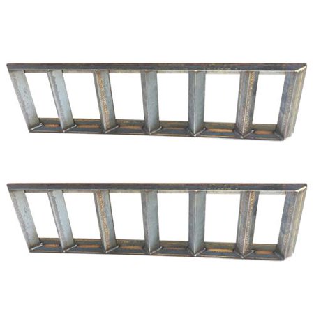 Pair of 2" Angle Iron Steel Loading Ramps (5,000 lb Capacity)