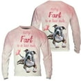 thumbnail image 3 of Every Fart is Love Note Pitbull Guilty Face Happy Valentine's All Over Print 3D Sweatshirt Unisex Merch Terrier Dog Lover - 01016, 3 of 6