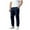Blue, variant on BELTNOV Men's Golf Pants Casual Lightweight Elastic Waist Stretch Work Dress Trousers with Pockets Gray