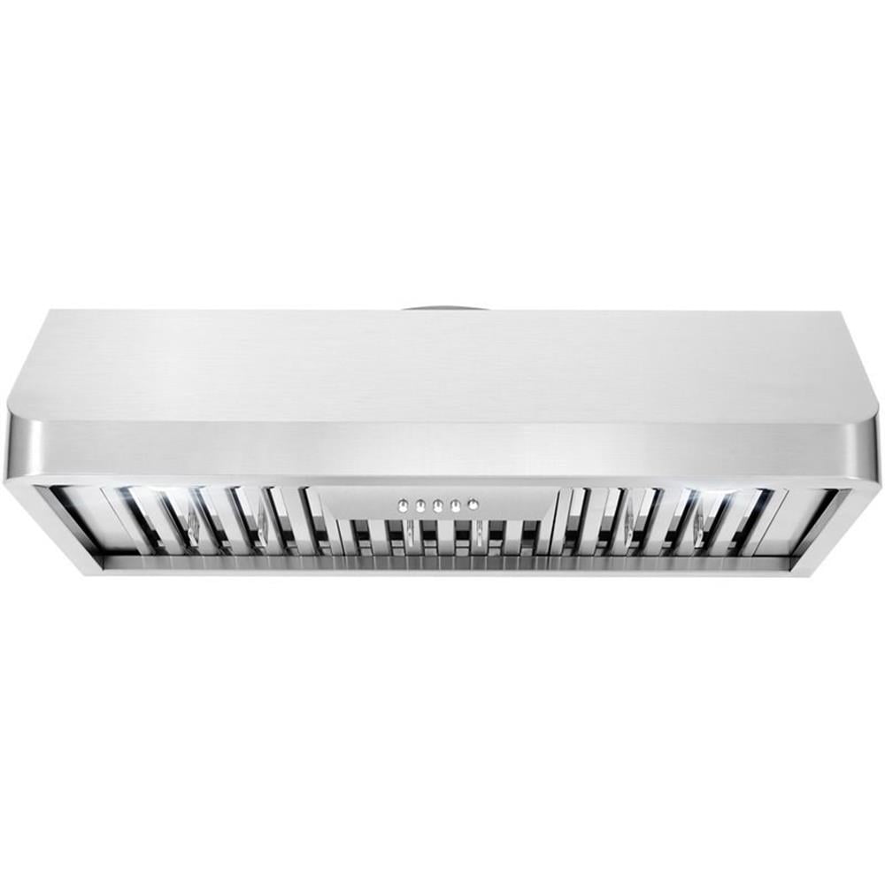 Cosmo 36 in. Dual Fuel Range & Range Hood & Dishwasher & Refrigerator Set