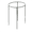 A,9.84", variant on Round Metal Plant Support Cage,9.84" Circle Flower Stake Ring, Heavy Duty Garden Plant Holder Frame, Anti-Falling Vegetable Flower Support Ring, Plant Trellis Support, Outdoor Gardening Flower Stand