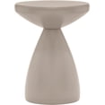 thumbnail image 3 of Meridian Furniture Anika Taupe Iron Side Table, 3 of 8