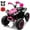 Pink, variant on 24V 2 Seater 4WD Ride on Toys ATV for Kids 4*200W 4-Wheeler Quad w/ MP3 LED Lights Music, Red