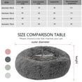 thumbnail image 4 of Soft Plush Round Pet Bed Cat Soft Bed Cat Bed for Cats Small Dogs, 4 of 7
