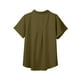 thumbnail image 5 of ICHUANYI Clearance Fashion Woman Causal Button Solid Blouse Short Sleeve T-Shirt Summer Tops(Brown, L) ICHUANYI WER2023080711667, 5 of 6
