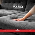 thumbnail image 3 of Sala, Sofá cama Maxim matrimonial con chaise longue, Altlas del Descanso color Gris oxford, 3 of 8
