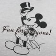 thumbnail image 3 of Disney - Jersey Showtime Fun For Everyone de Mickey Mouse para Mujer (Gris Deportivo), 3 of 3