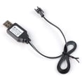 thumbnail image 5 of 2pcs USB Charger Cable W/ SM 2P Plug for RC Car Drone 7.2V Ni-Cd Ni-MH Battery Charge, 5 of 7