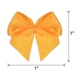 thumbnail image 2 of Uxcell 200Pcs Mini Ribbon Bow 1" Mini Fabric Satin Ribbon Flower Bows for Craft DIY Sewing Wedding Birthday Party Orange, 2 of 6
