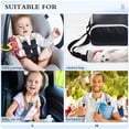 thumbnail image 5 of 2 Car Seat Belt Covers M Size 10*7.7 Inches Car Seat Belt Shoulder Pad Backpack Shoulder Pad Stroller Belt Cover Warm Christmas White Dog, 5 of 8