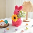 thumbnail image 5 of 8"H Foam Rabbit Statue Bunny with Sunflowers Sculpture Outdoor Statues Indoor Decor Animal Ornament for Home Garden Lawn Yard Patio Balcony Gifts Birthday Easter Housewarming Christmas, 5 of 7