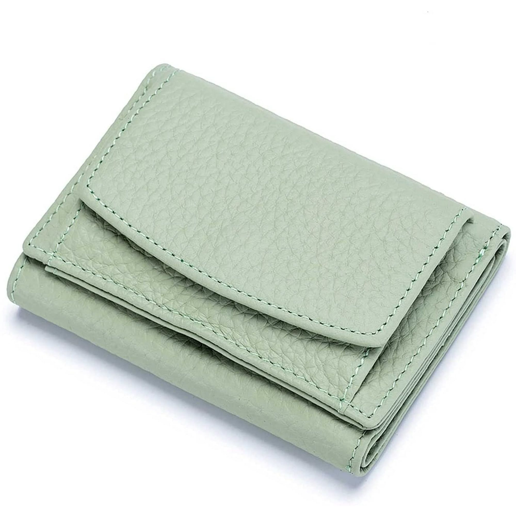【ffroi】standard wallet small FFIY Small Wallet for Women Men RFID Blocking Leather Card