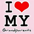 thumbnail image 2 of CafePress - I Love My Grandparents Infant Bodysuit - Baby Light Bodysuit, Size Newborn - 24 Months, 2 of 4