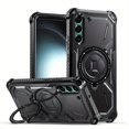 thumbnail image 1 of For Samsung Galaxy S23 S22 S21 Ultra S23 Plus Case Metal Kickstand Magnetic Case , Heavy Duty Bumper Shockproof Phone Case, 1 of 5
