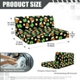 thumbnail image 7 of XYZCANDO Clover Gold Coin RV Dinette Cushion Covers Universal Bench Seat Cover Stretchable RV Accessories for Inside 2 Seat Sofa Cover Loveseat Sofa Chair Cover Furniture Protector Camper Decor Black, 7 of 7