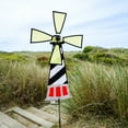 thumbnail image 2 of In the Breeze 2500 - Lighthouse Wind Spinner, Nautical Beach Garden Decoration - 13-inch spinner, 2 of 6