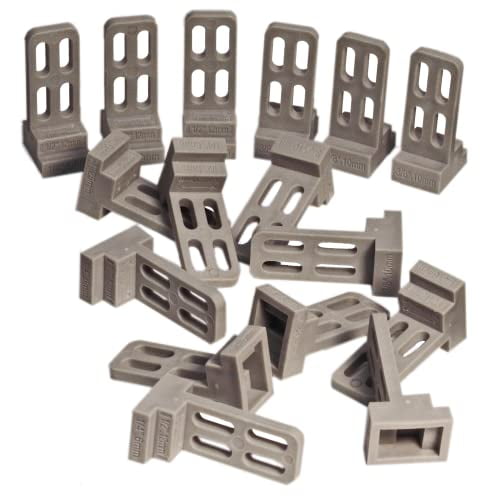 CalFlor SP73110 MultiSpacers, Flooring Installation Expansion Spacers for Wood, Laminate, Vinyl & Click Tile, 20 pc