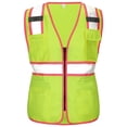 thumbnail image 3 of Chaleco de seguridad MZCYHCSD para mujer, cintura con cordón de alta visibilidad, talla S, 3 of 5