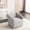 Gray, variant on 360° Swivel & Fine Chenille Fabric / Cozy Spot in Office or Study