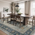 thumbnail image 2 of KUETH 9X12 Vintage Area Rugs Machine Washable Rugs for Living Room, Non Slip Flat Pile Rug with Rubber Backing, Boho Rug for Entryway Bedroom Dining Room Home Office, 2 of 11