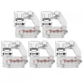 thumbnail image 1 of 5pcs Adjustable Presser Feet Bias Binder Sewing Machine Attachment Accessory, 1 of 14