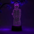 thumbnail image 2 of Lámpara Otaku Makima Chainsaw Man Anime con LED RGB de 16 colores, 2 of 7