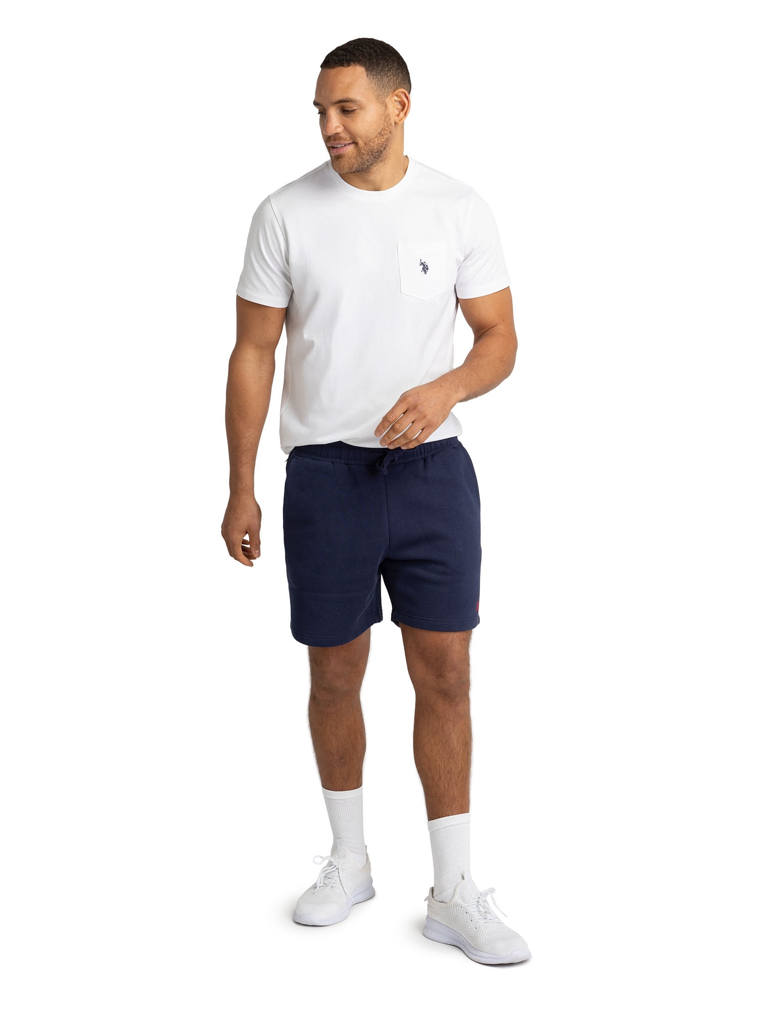 U.S. Polo Assn. Men's Fleece Short, 7" Inseam, Sizes XS-3XL