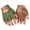 green brown, variant on 2pcs Light Weight Finger Glove Cycling Glove Biking Mittens Shocked-Absorbing Glove for Outdoor Sports and Motorcycling