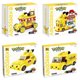 thumbnail image 2 of Tomy Anime Pokemon Pikachu Mini Cartoon Elf Ball Car Food Truck Building Blocks DIY Model Assembled Block Brick kids Puzzle Toys qym unisex, 2 of 2