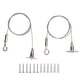 thumbnail image 2 of Alambre para colgar, 30 kg/66,14 lb Alambre para colgar cuadros Cable de alambre para colgar de metal Fiel a su promesa, 2 of 8