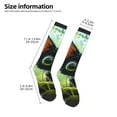 thumbnail image 2 of Pofeuu Cute Big-Eyed Black Cat Print Stockings, Adult Running Hiking Socks for Youth and Adult, 2 of 6